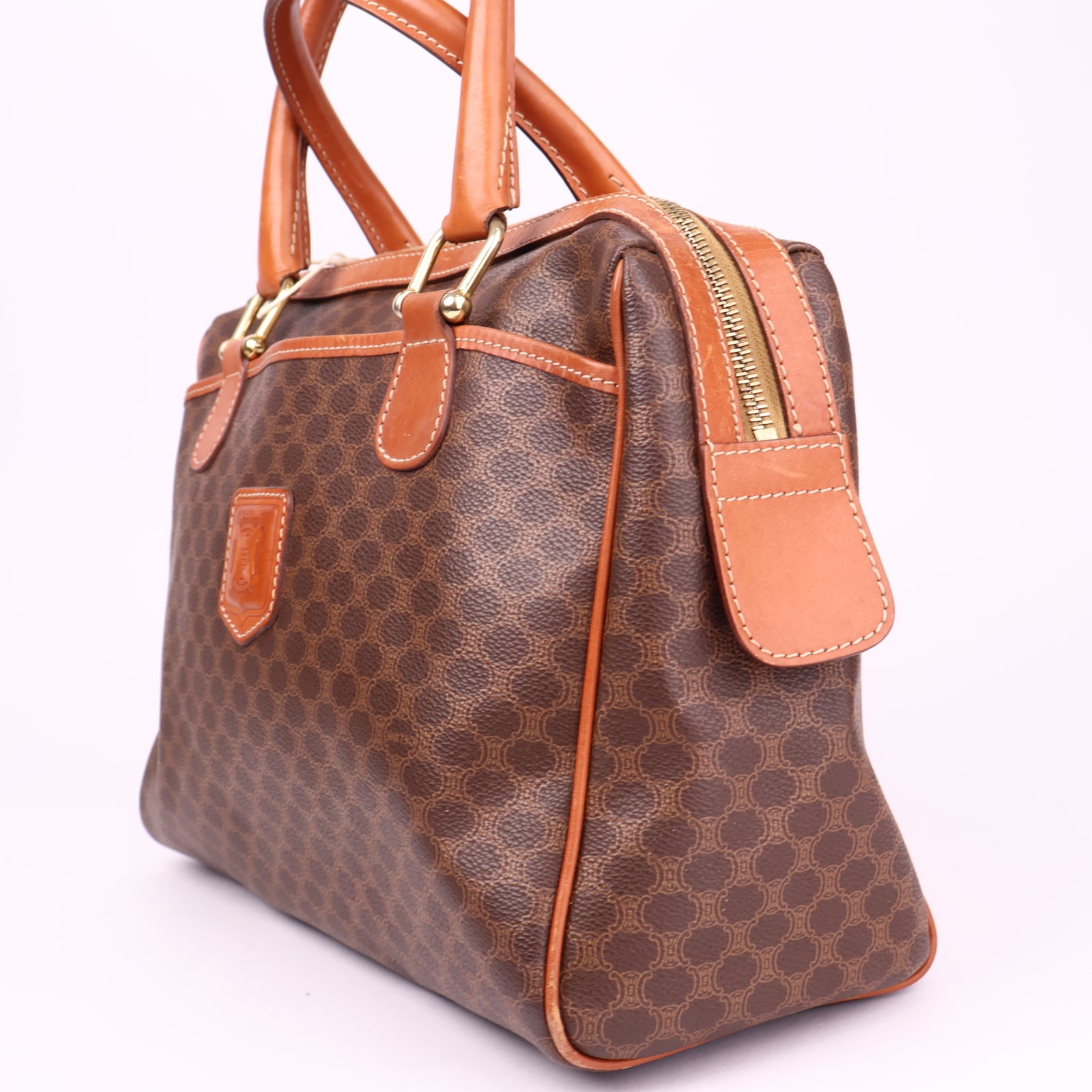 J3562 Celine Boston Macadam Vintage Handbag- Pre Owned