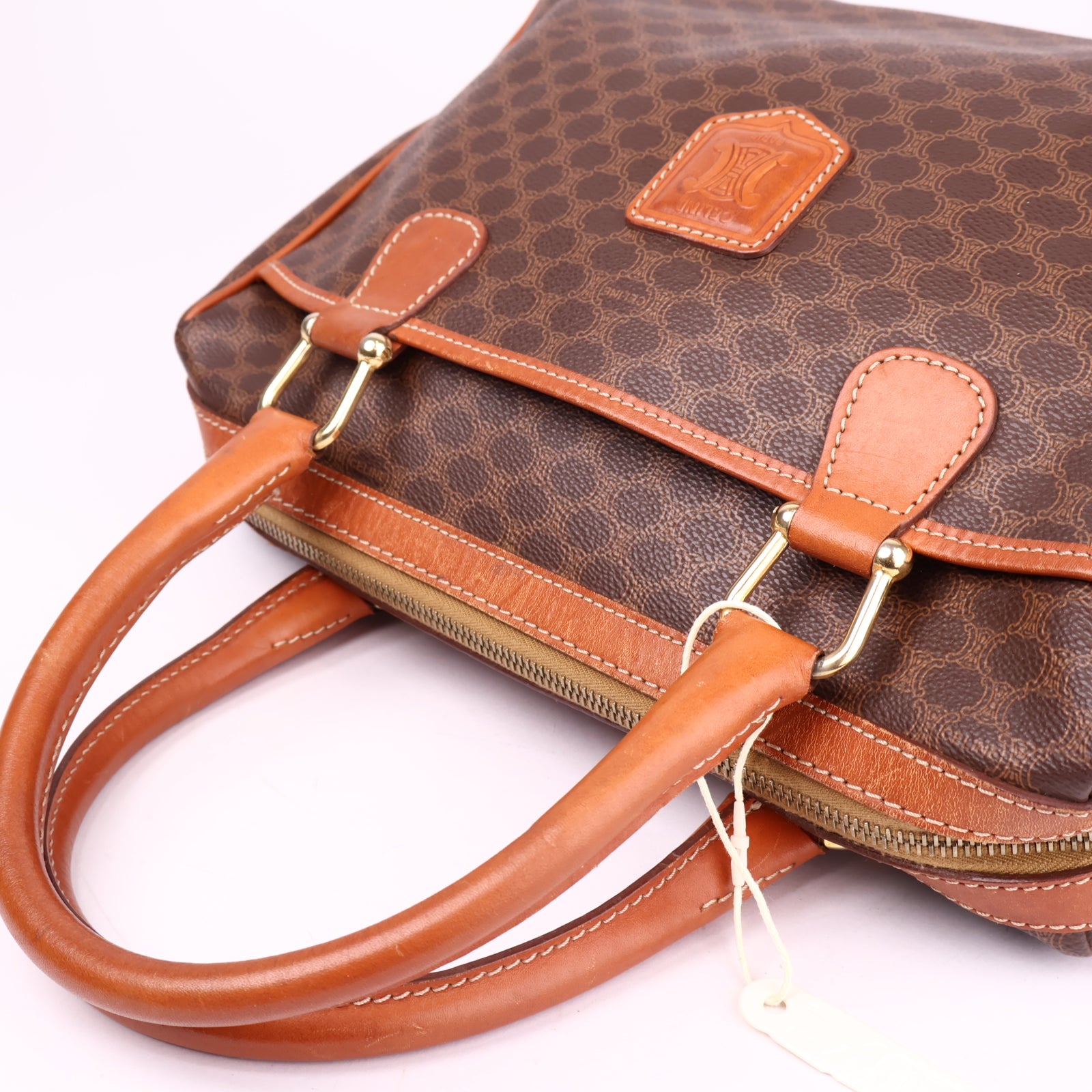 J3562 Celine Boston Macadam Vintage Handbag- Pre Owned