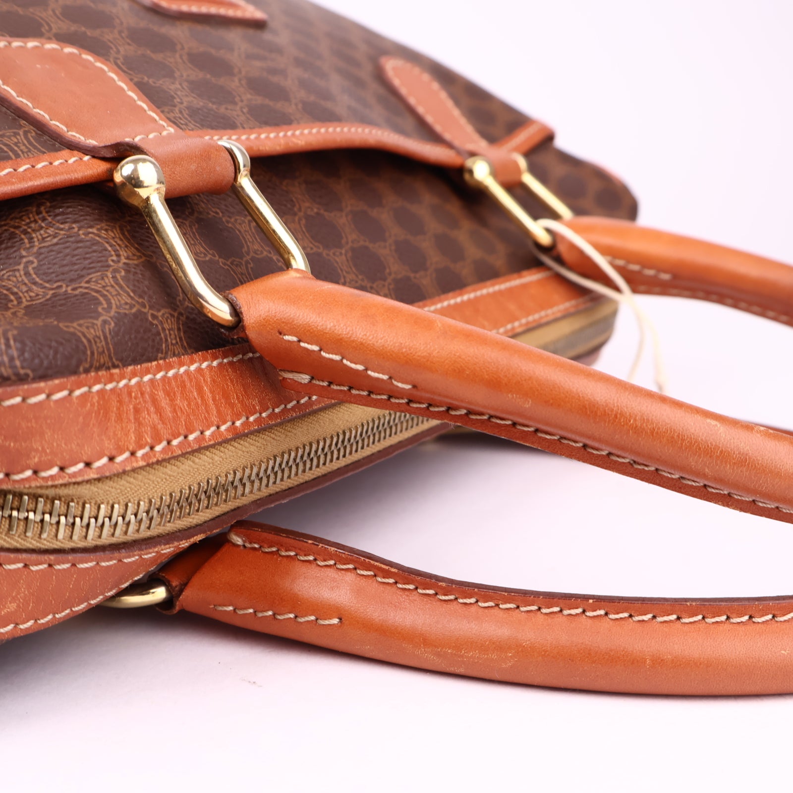 J3562 Celine Boston Macadam Vintage Handbag- Pre Owned