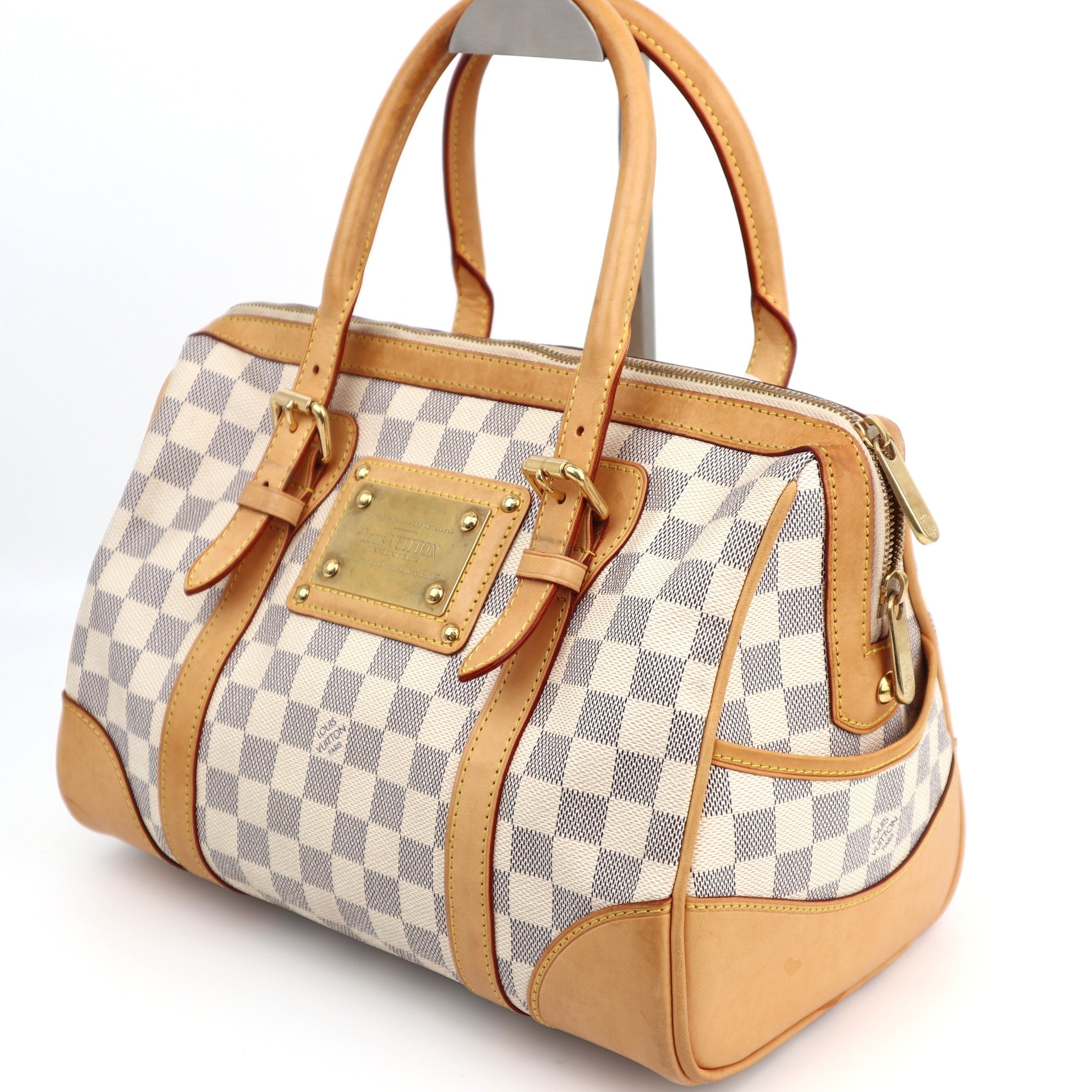 C1300 Louis Vuitton Damier Azur Canvas Berkeley Bag-Owned