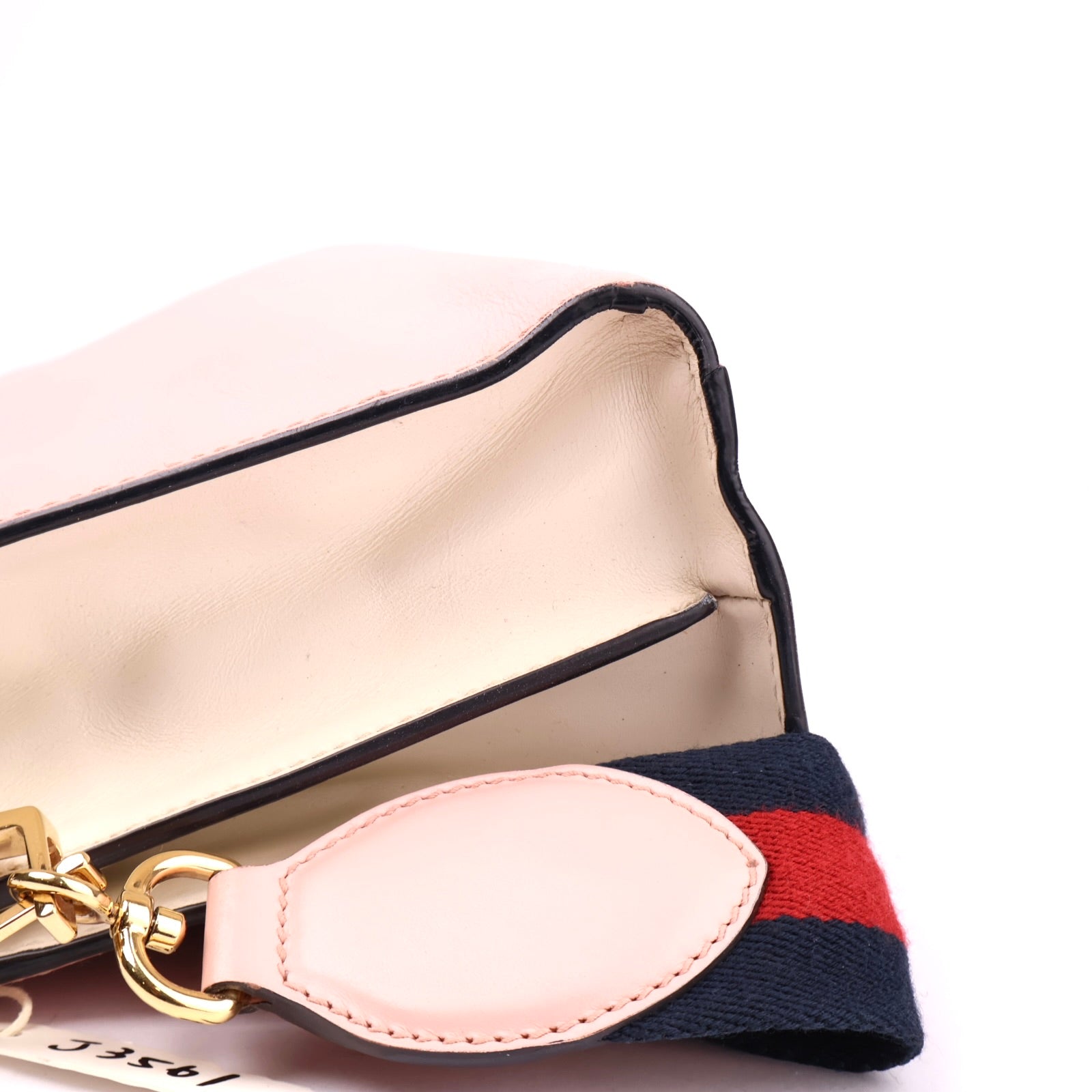 J3561 Gucci Nymphaea Top Handle Mini Pink in Leather- Pre Owned