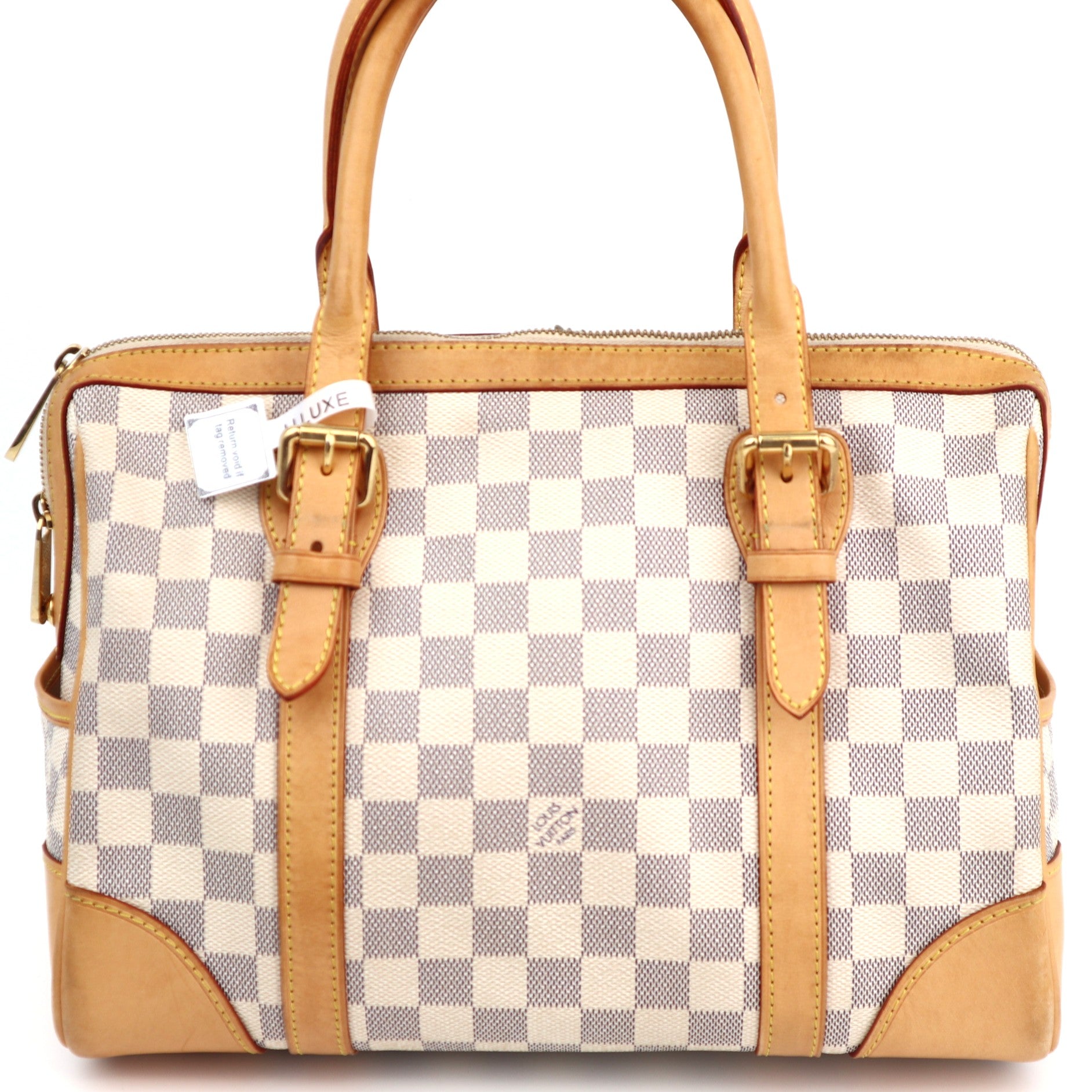C1300 Louis Vuitton Damier Azur Canvas Berkeley Bag-Owned