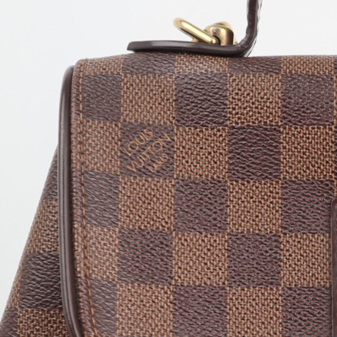 Louis Vuitton Damier Ebene Bergamo PM Top Handle Bag C1874 | Pre-Owned Very Good Brown Damier Ebene Coated canvas, leather trim