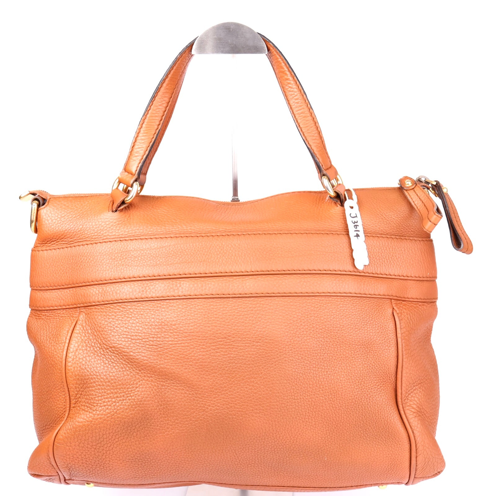 J3614 Gucci Pebbled Calfskin Ride Medium Top Handle Bag- Pre Owned