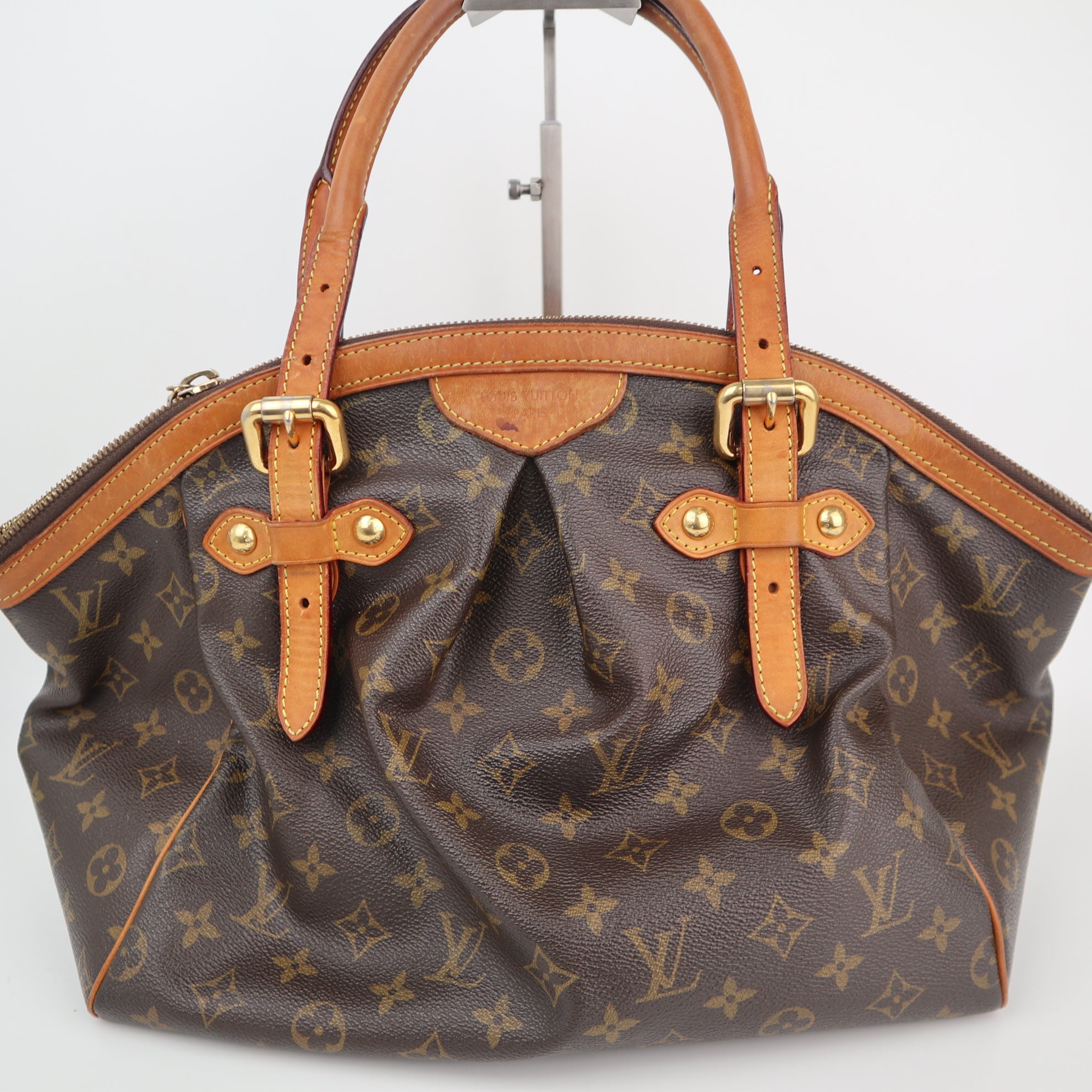 Louis Vuitton Monogram Canvas Tivoli GM Shoulder Bag C1876 | Pre-Owned Very Good Brown Monogram Coated canvas, leather trim