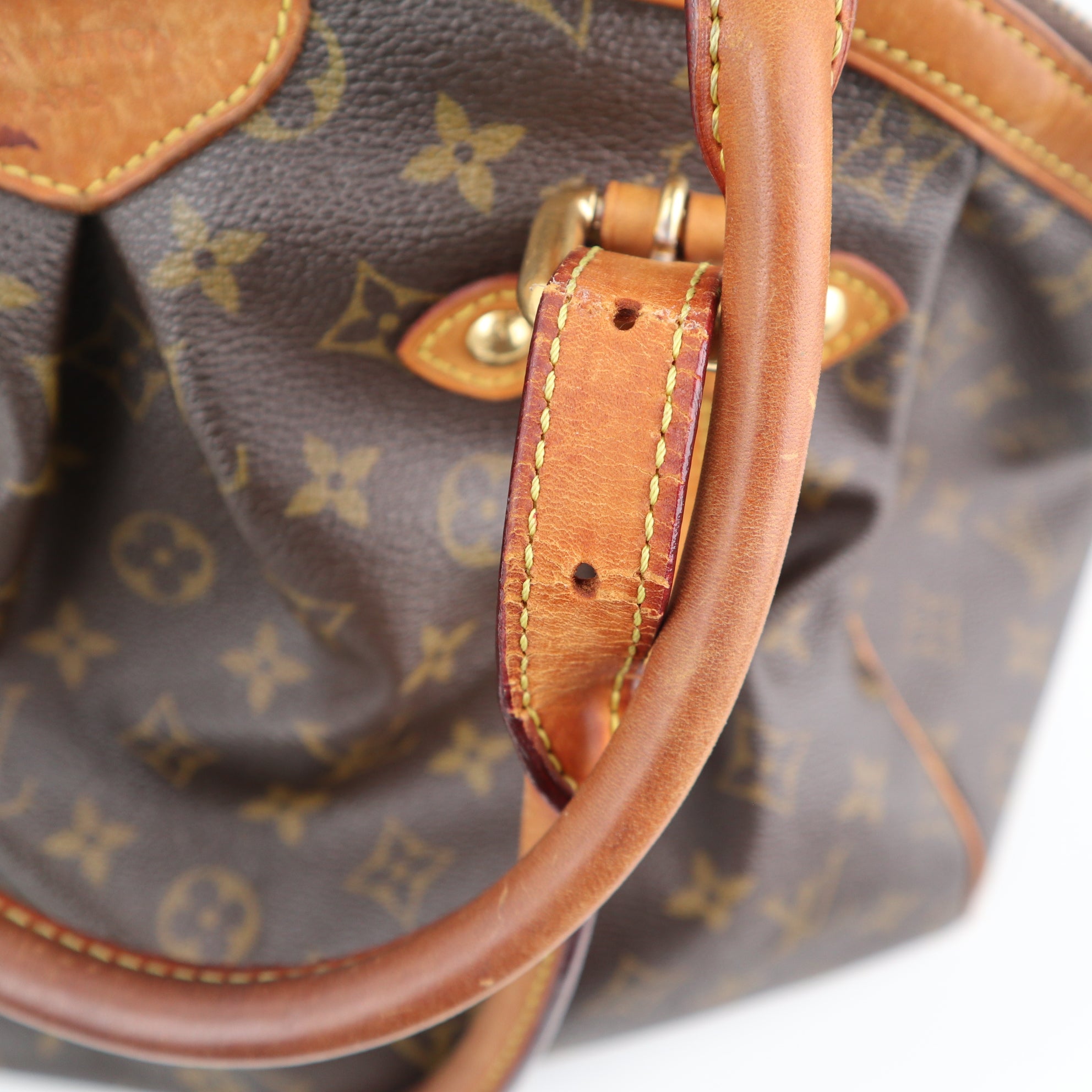 Louis Vuitton Monogram Canvas Tivoli GM Shoulder Bag C1876 | Pre-Owned Very Good Brown Monogram Coated canvas, leather trim