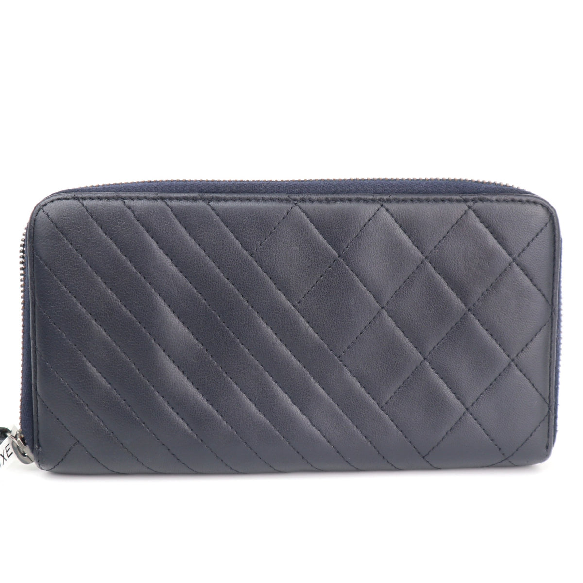 C2840 Chanel Wallet Mademoiselle V-Stitch / Matelasse | Pre-Owned Excellent Matelassé, V-Stitch