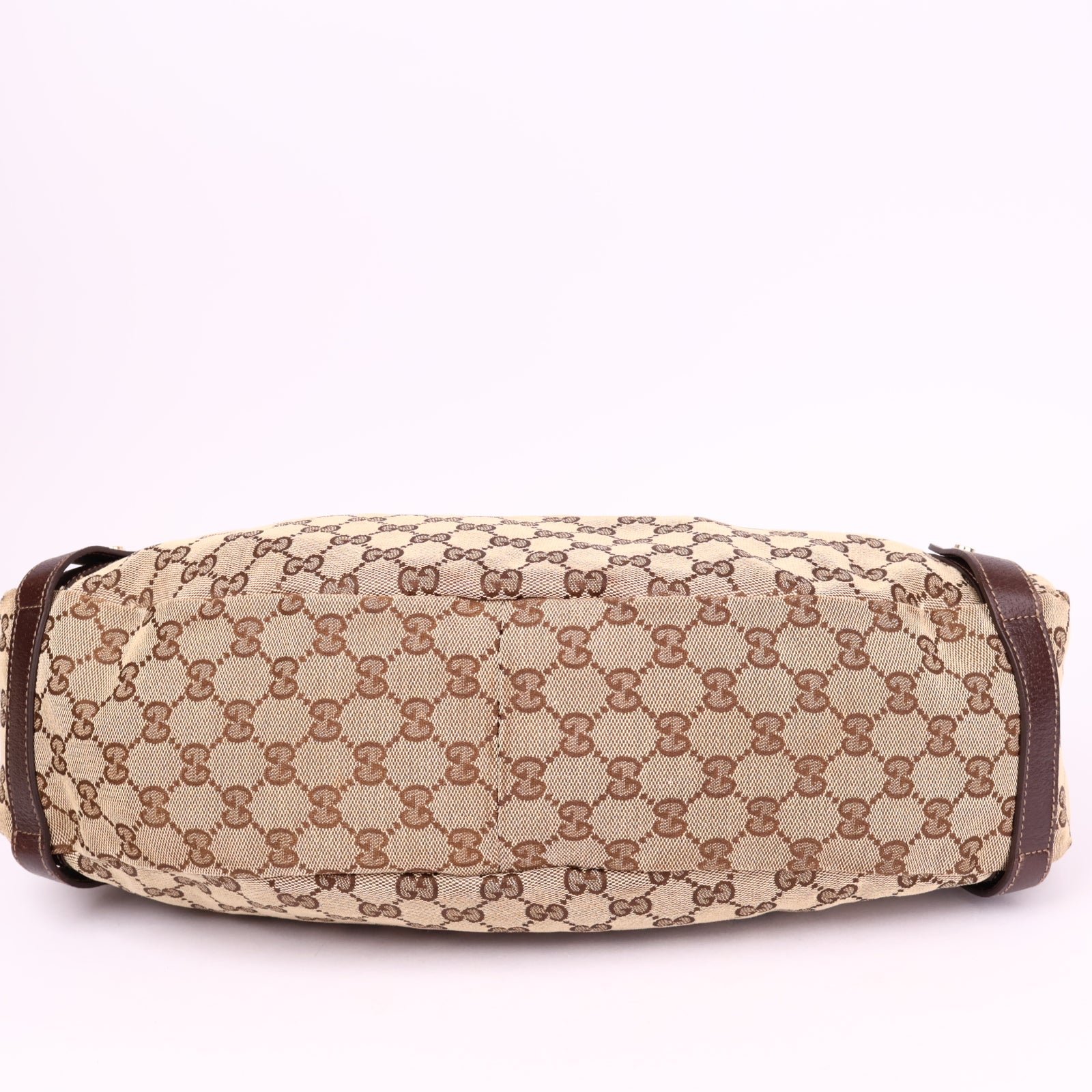 J3613 Gucci Abbey D-Ring Shoulder Bag in Brown- Pre Owned