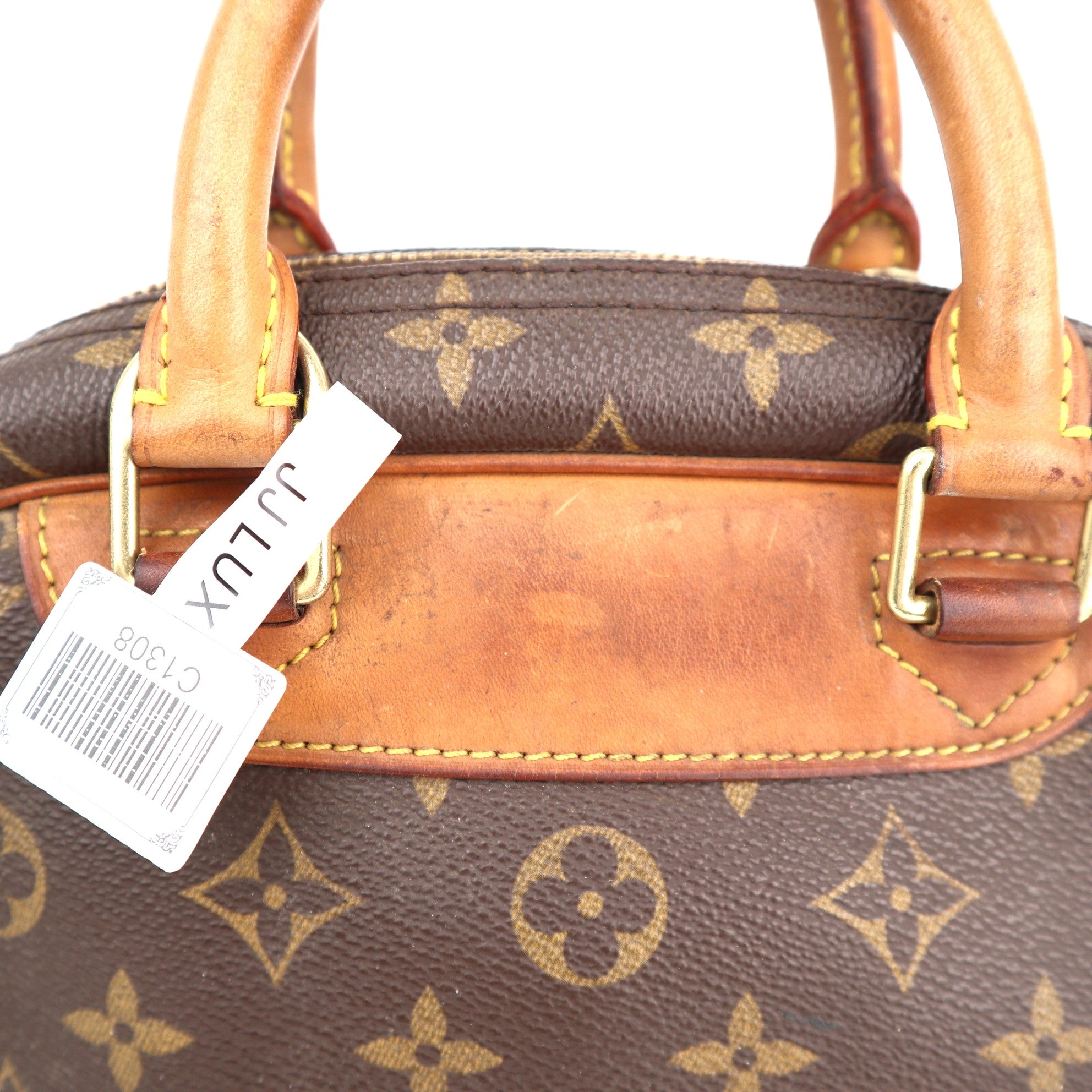 C1308 LOUIS VUITTON Monogram Trouville Hand Bag-Pre Owned