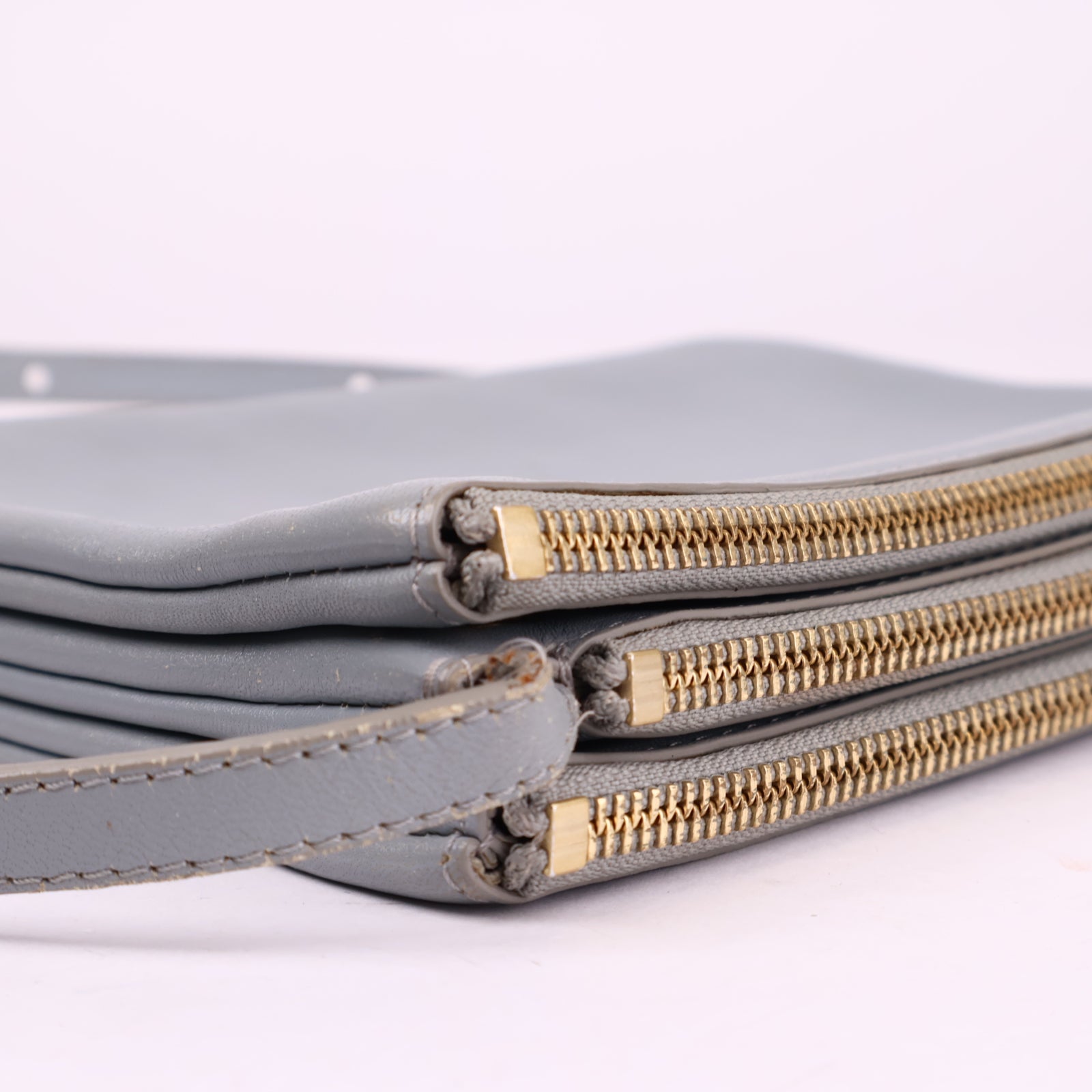 J3609 Céline Trio Small Grey Bag- Pre Owned