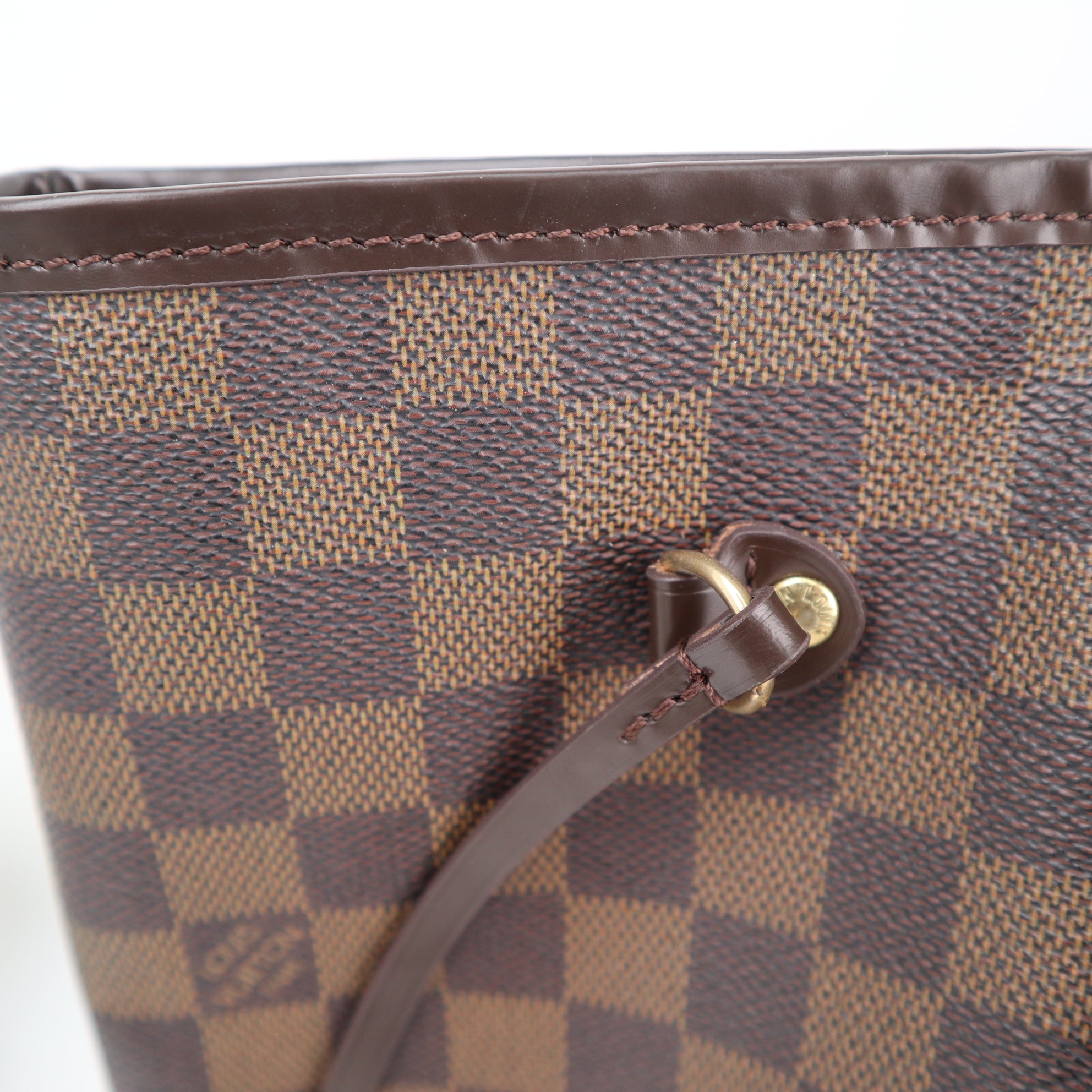 Louis Vuitton Damier Ebene Neverfull GM Shoulder Bag C1881R | Pre-Owned Excellent Brown Damier Ebene Coated canvas, leather trim