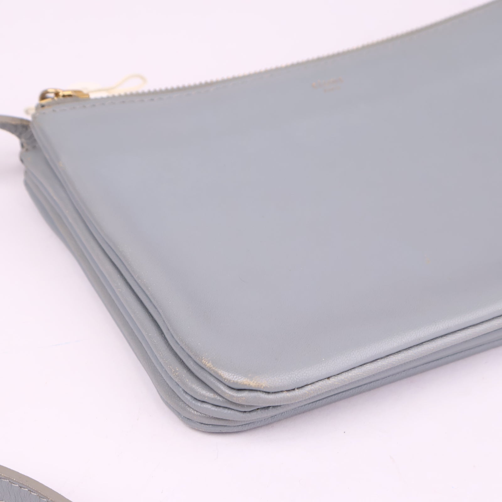 J3609 Céline Trio Small Grey Bag- Pre Owned