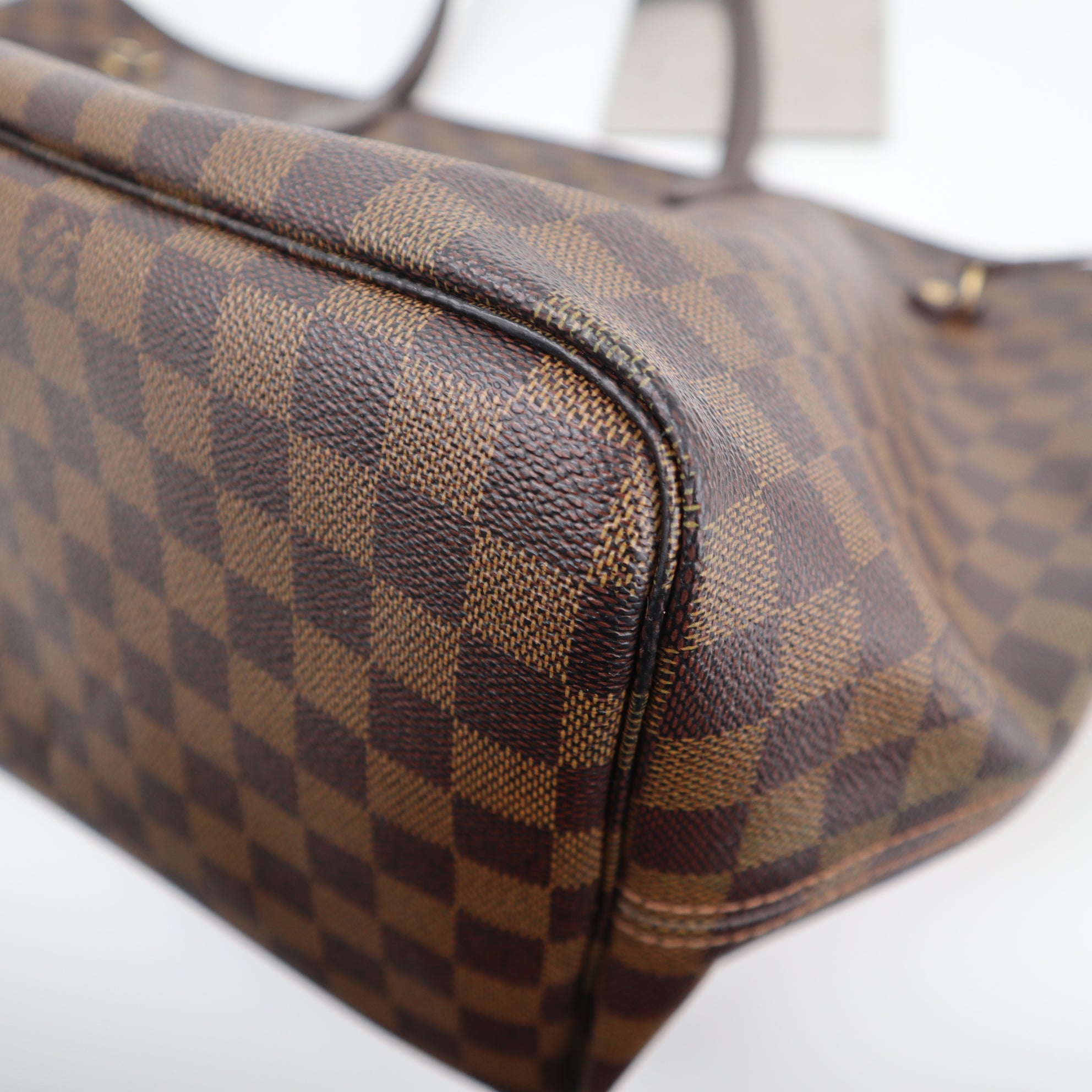 Louis Vuitton Damier Ebene Neverfull GM Shoulder Bag C1881R | Pre-Owned Excellent Brown Damier Ebene Coated canvas, leather trim
