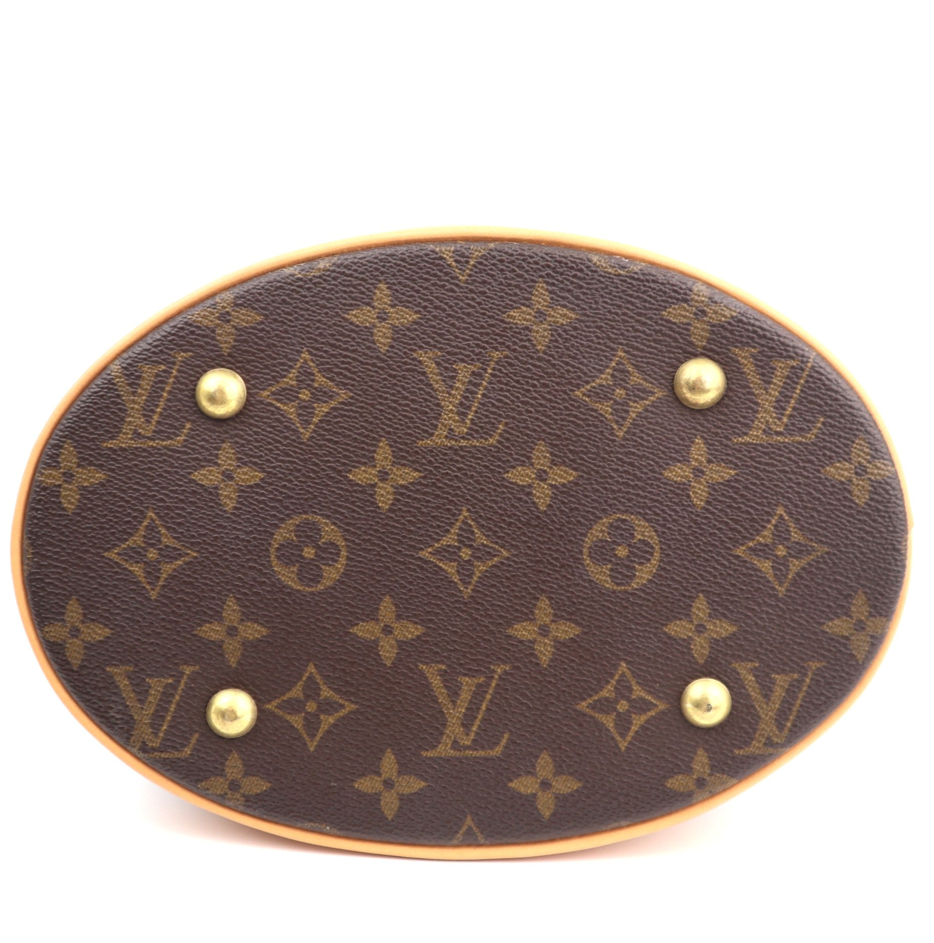 C1304R  Louis Vuitton Monogram Canvas Petit Bucket Bag w/ Accessories Pouch-Pre Owned