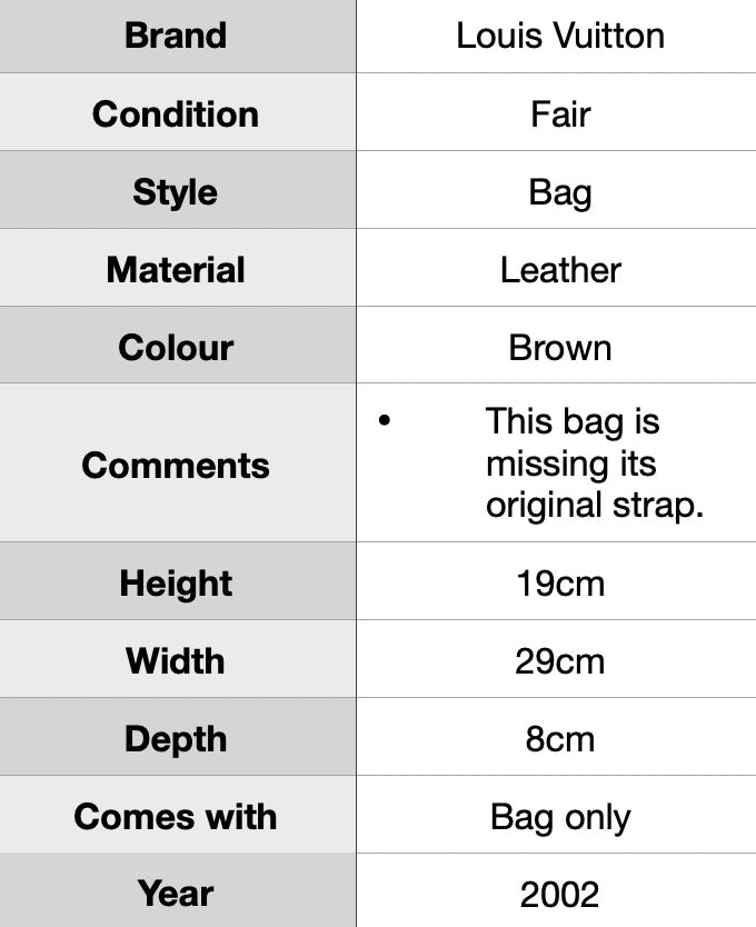 J1955 Louis Vuitton Monogram Trocadero 30cm Shoulder Bag- Pre Owned