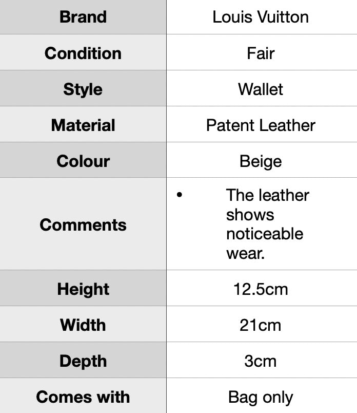 J1958 Louis Vuitton Women's Monogram Zippy Wallet Beige- Pre Owned