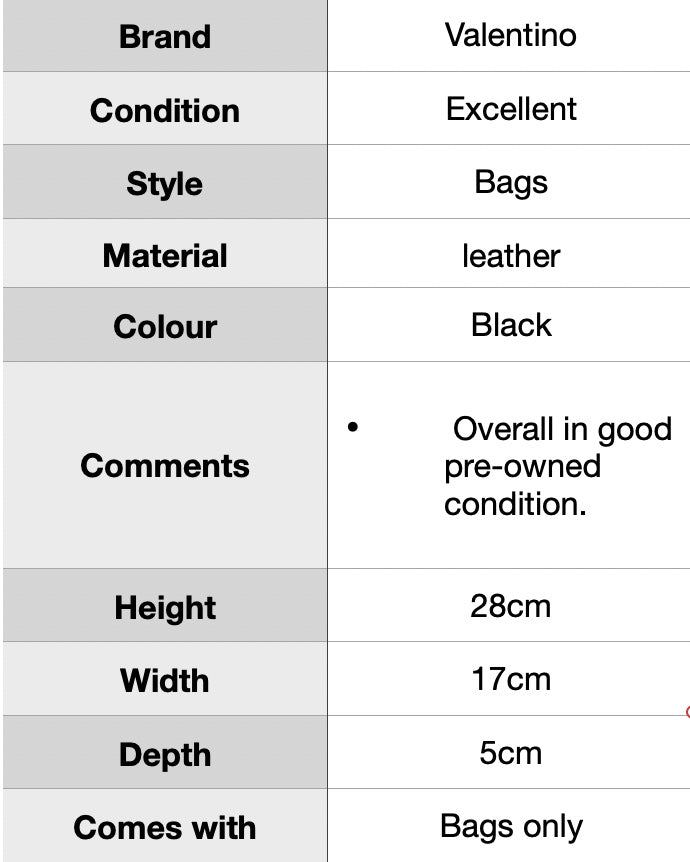 J1912 Valentino Garavani Studded Clutch BAG- Pre Owned