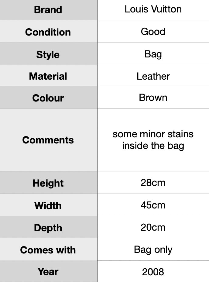 J0962 Louis Vuitton Damier Ebene Saleya MM- Pre Owned