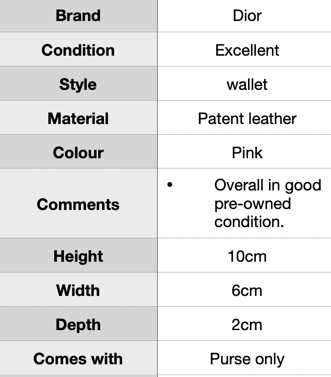 J1980 Dior Lady Dior Cannage Lotus Wallet Leather Wallet - Pre Owned