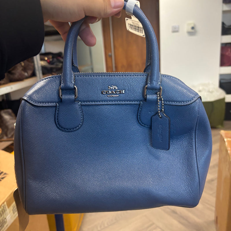 J2157 Handbag Coach Blue leather