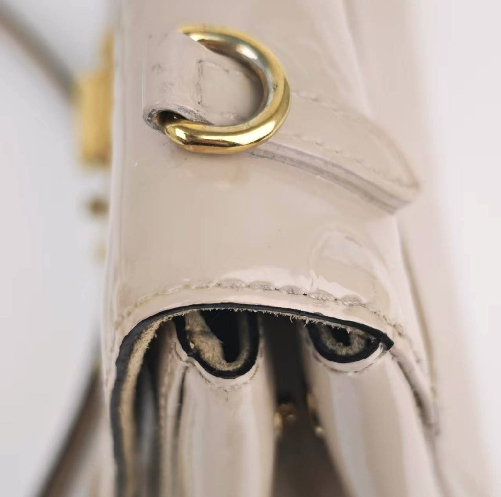 Louis Vuitton Dune Vernis Venice Bag Shoulder Bag C1769 | Pre-Owned Very Good Beige Leather, Patent leather