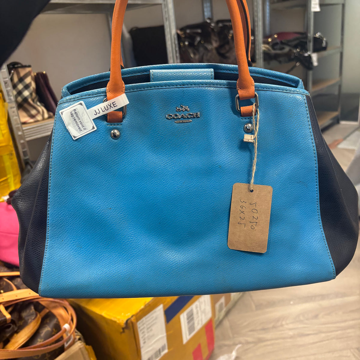 J2165# Shoulder bag Coach blue