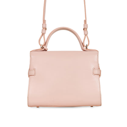 Delvaux Tempête Mini in Beige Supple Calfskin with Gold Hardware