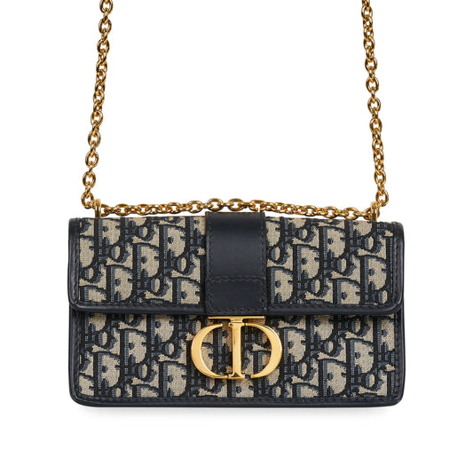 CHRISTIAN DIOR OBLIQUE 30 MONTAIGNE EAST-WEST CHAIN BAG