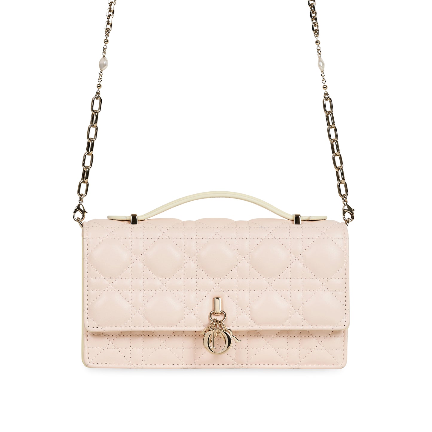 My Dior Mini Bag-Powder Pink Cannage Lambskin