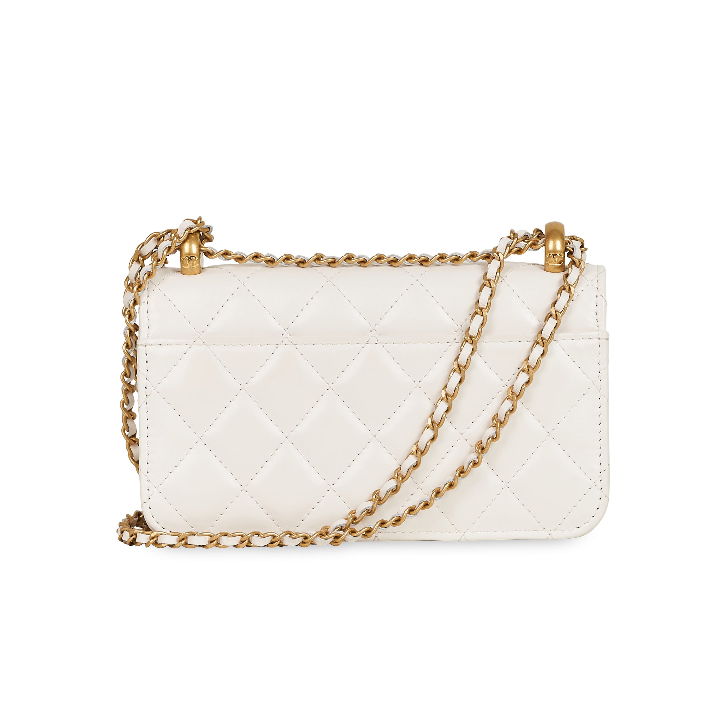 Chanel Women O-PHONE HOLDER WITH CHAIN