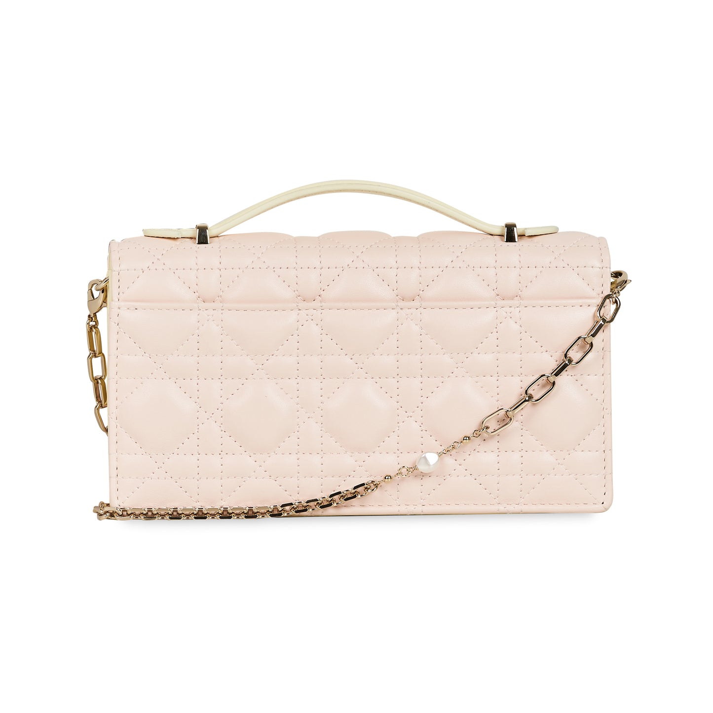 My Dior Mini Bag-Powder Pink Cannage Lambskin